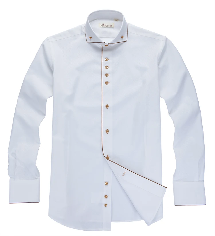 #1 Top New Men Windsor Collar White Dress Shirt - ADDMPS