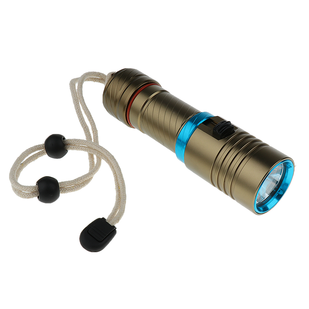 Underwater 100m  Waterproof Diving LED Flashlight 1000LM Lamp