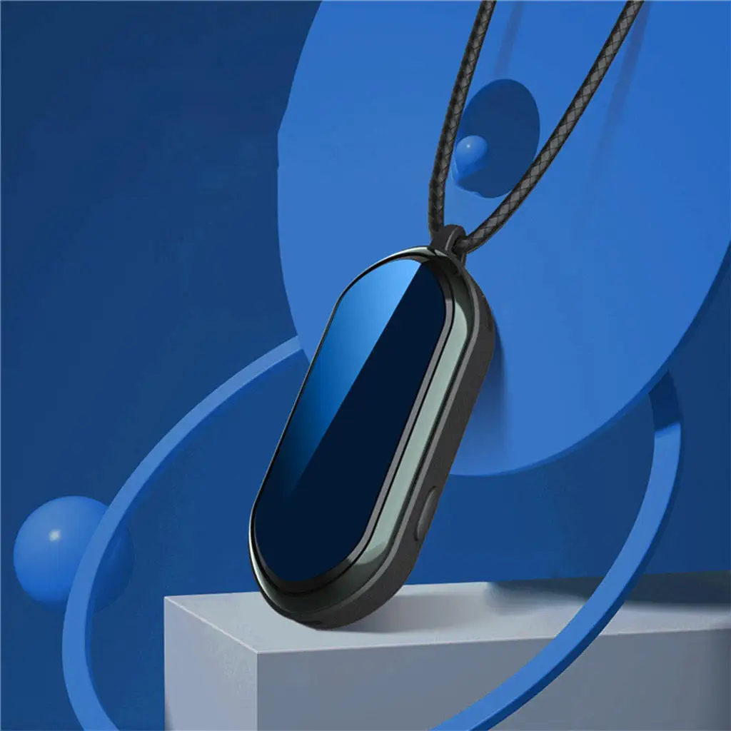 Air Purifier USB Wearable Necklace Negative Ionizer Anion Cleaner