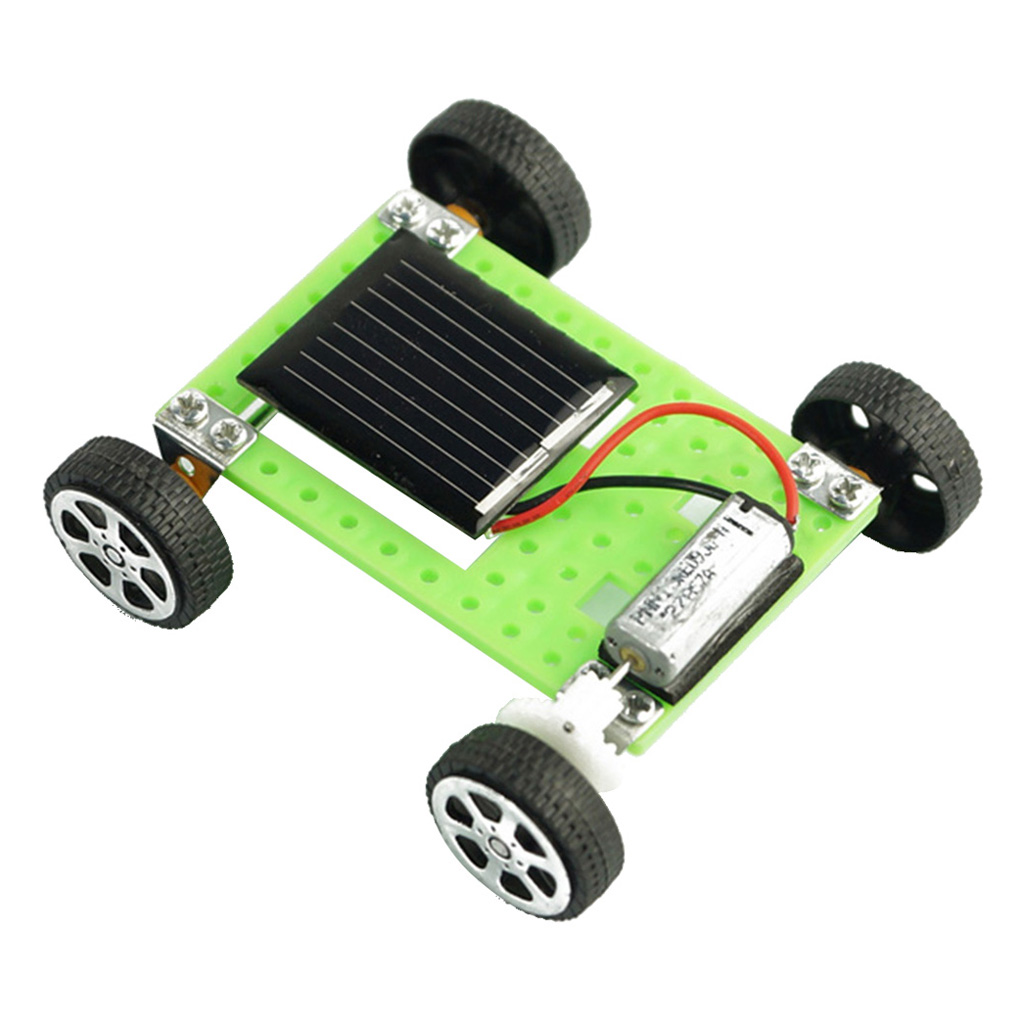 Science Toy DIY Assembled Car Model Solar Energy Educational Toy