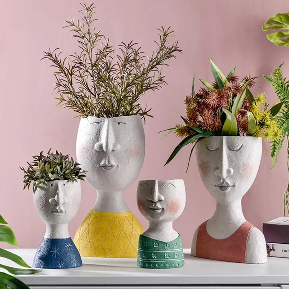 Vase Flower Creative Nordic Home Ceramic Pot Decor Decoration Art Holder 