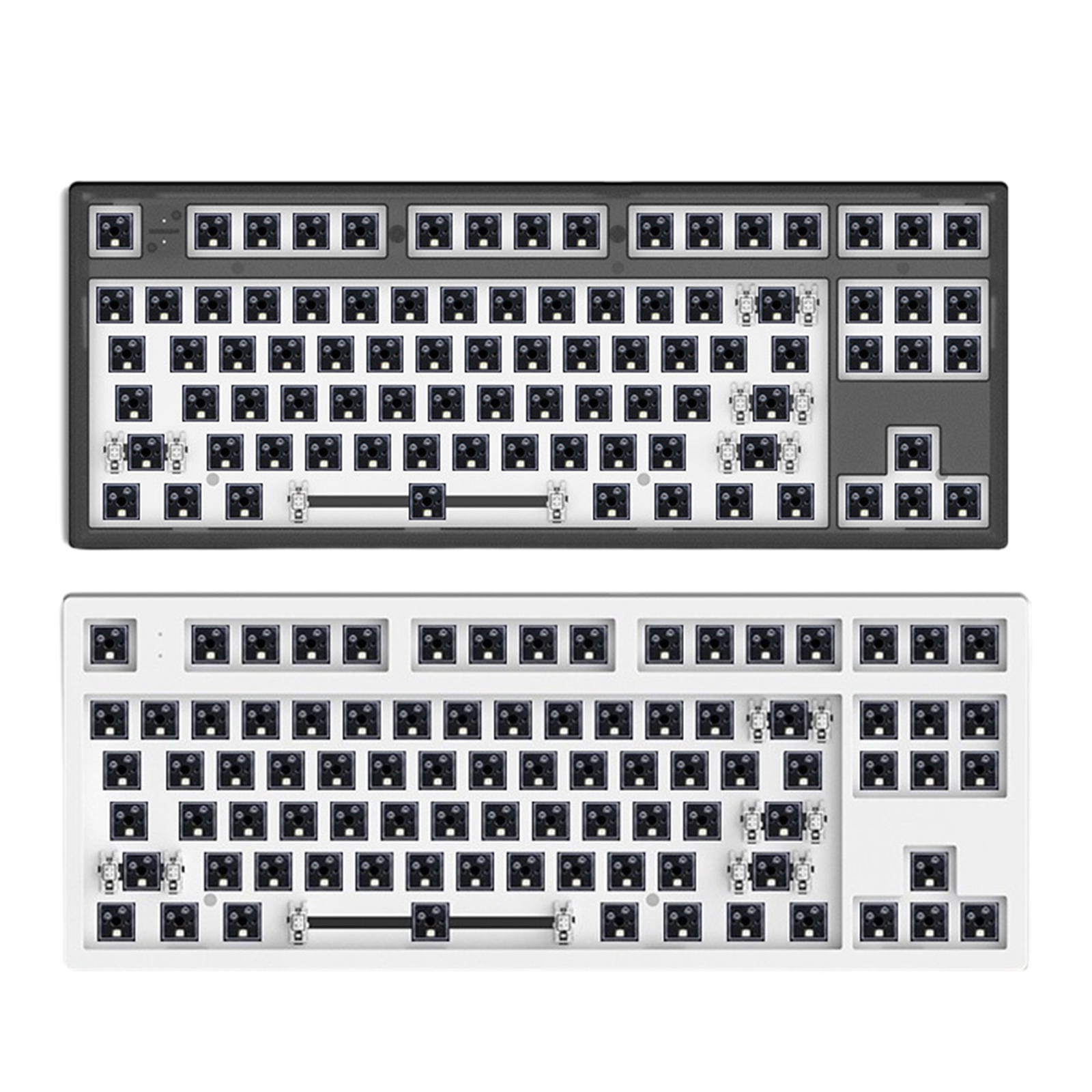 Novel Keys 87 E-White 自作キーボード ホットスワップ - PC周辺機器