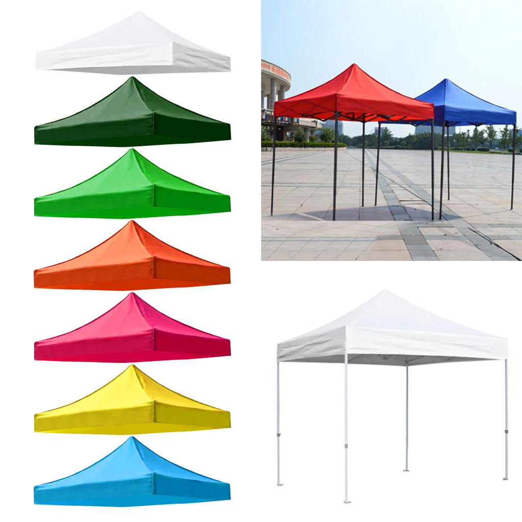 Top Cover Outdoor Gazebo Garden Marquee Tent Replacement Sun Shade Outdoors 2.9 x 2.9M Camping Accessories