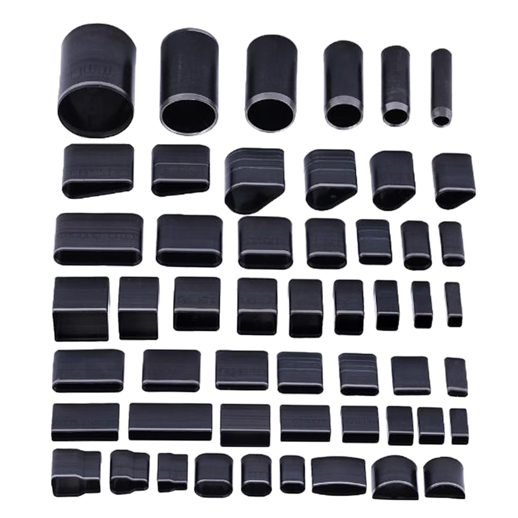 52 Shape One Hole Hollow Punch Cutter Set Leather Craft Tool with Case