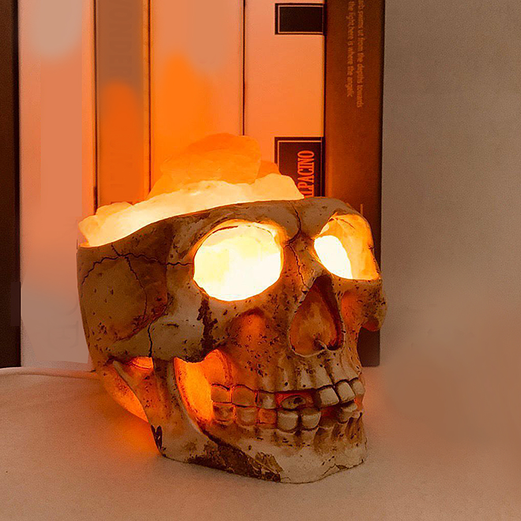 skull salt lamp