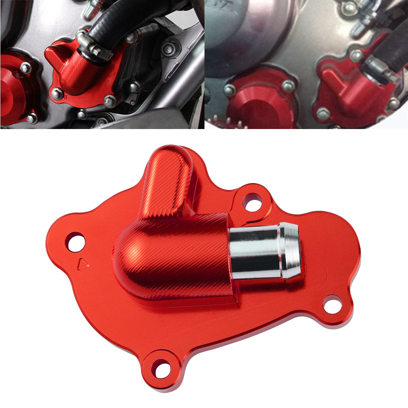 Red CNC Water Pump Cover Compatible For Honda CRF250L 2012-2015 Replace