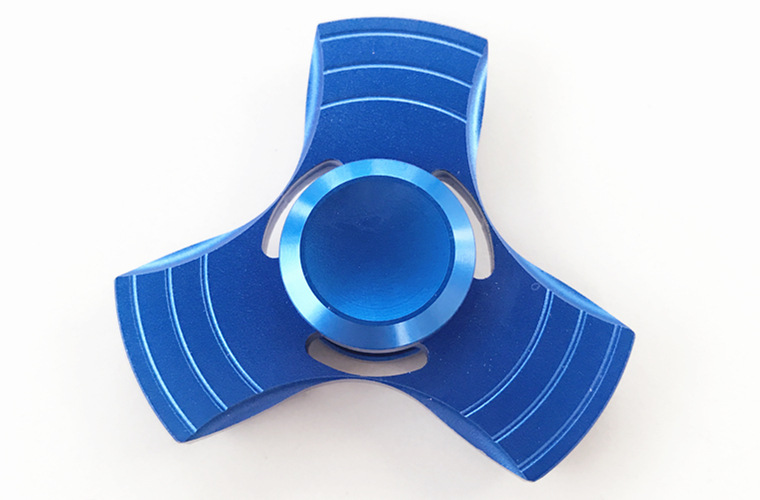 Aluminium legierung Hand Spinner Trefoil Finger Spinner alle Metall Dekompression Spielzeug Zappeln Spinner Stress abbau Spielzeug Geschenke – Detail 13