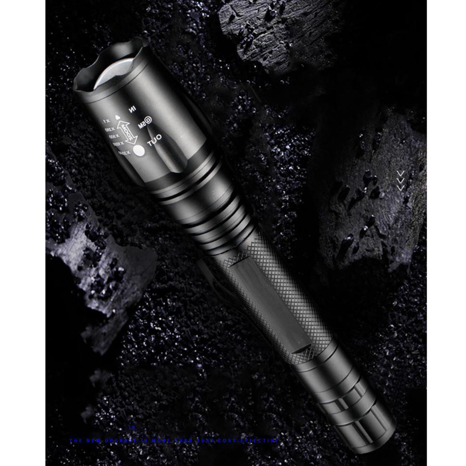 Tactical Flashlight Waterproof Flash Light Torch T6 LED Bead Brightest