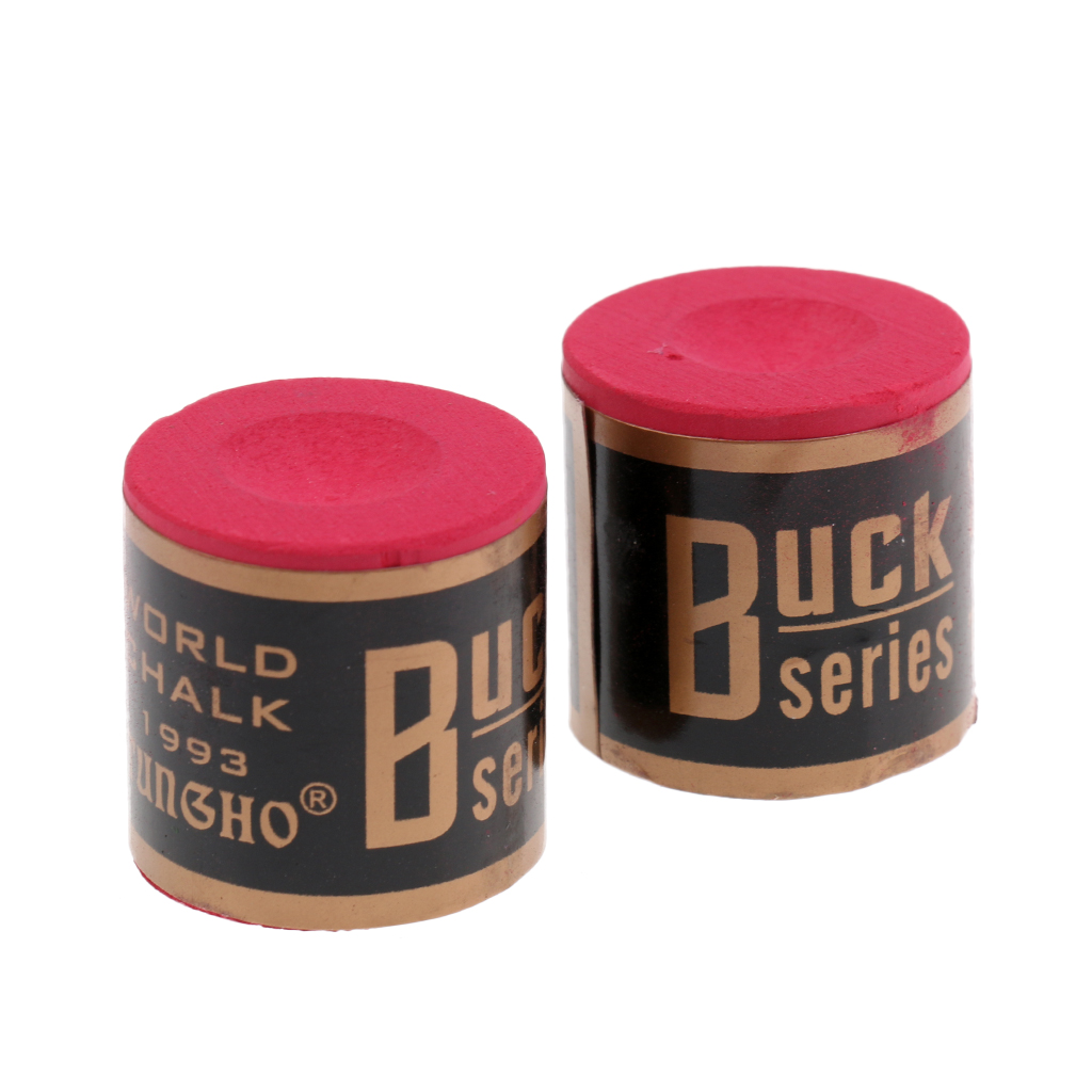 2 Blocks Per Box Premium Snooker Pool Cue Tip Table Billiard Chalk Green Red