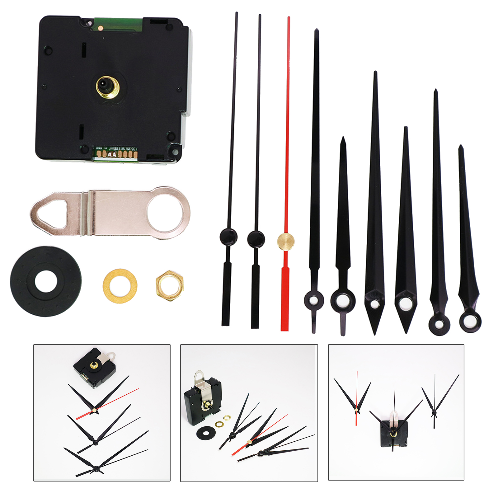 Radio Controlled Pendulum Clock Movement Mechanism DIY Clock Mechanism Parts