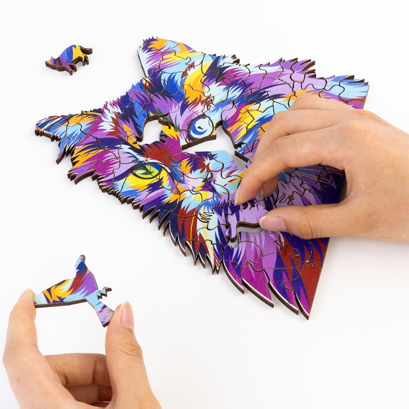 Decoração de Casa Ornamento para Galerias de Arte Pegged Puzzle Faça Você Mesmo 3d Laser-impressão Q9qb 7 Cheap Quebra-cab.
