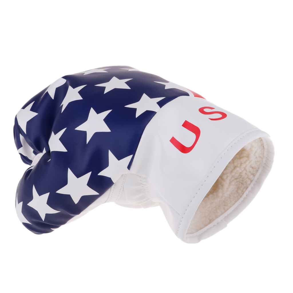 Boxing Glove Club Covers PU Leather USA Golf Head Cover Headcover Protector Bag Guard  for No.1 Wood Driver