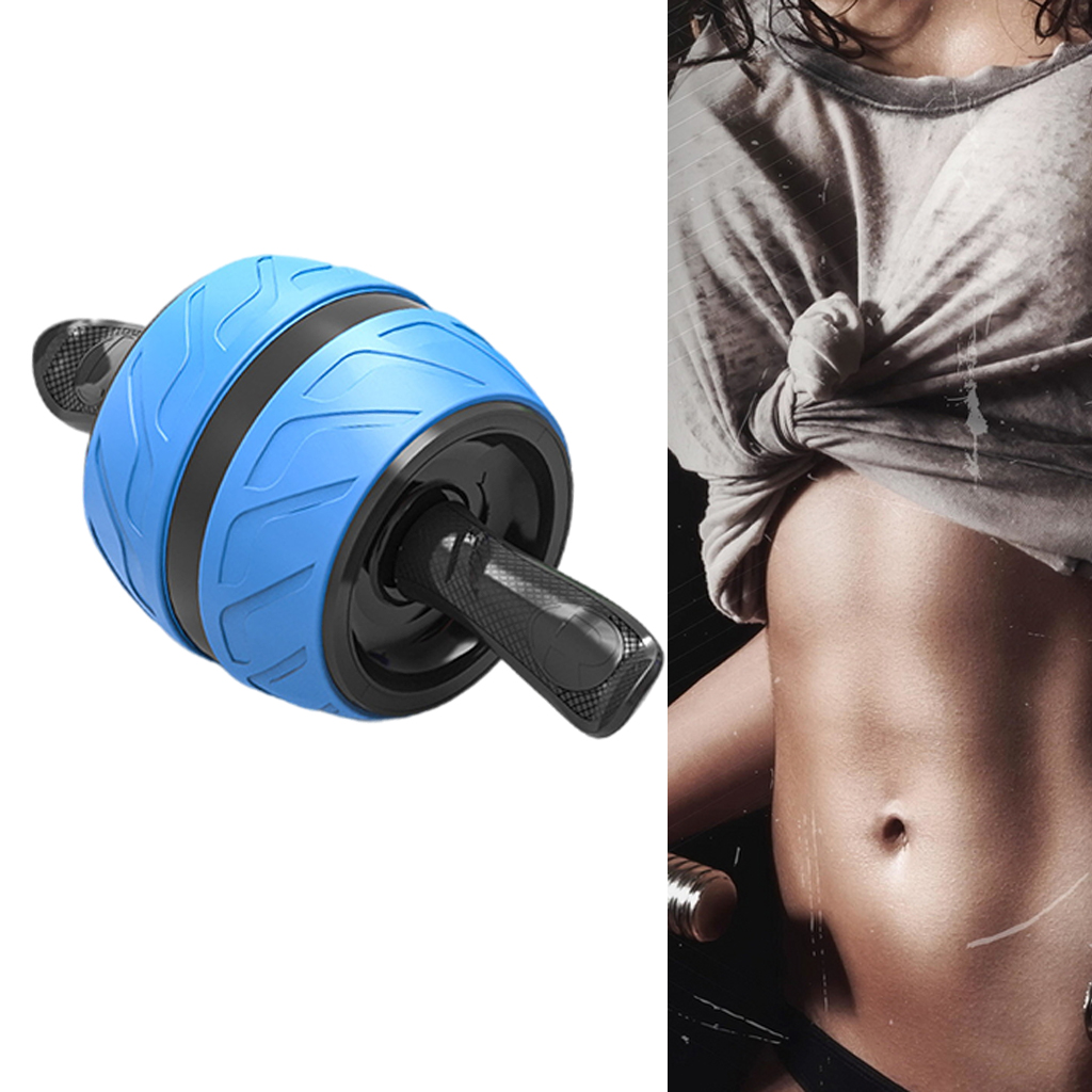 Wheel Automatic Abdominal Core Strength Exercise Ab Machine for Gym Outdoors Office Gift Men Living Room Bedroom
