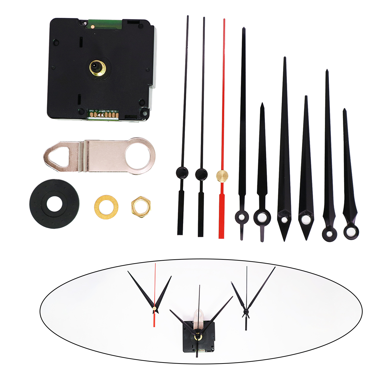 Radio Controlled Pendulum Clock Movement Mechanism DIY Clock Mechanism Parts