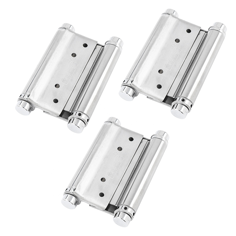 Description Picture 3 of itemStainless Steel Double Spring Hinge Cowboy Door Hinge Automatic Door Closing Bar Bi-directional Opening Hinge Fence Gate