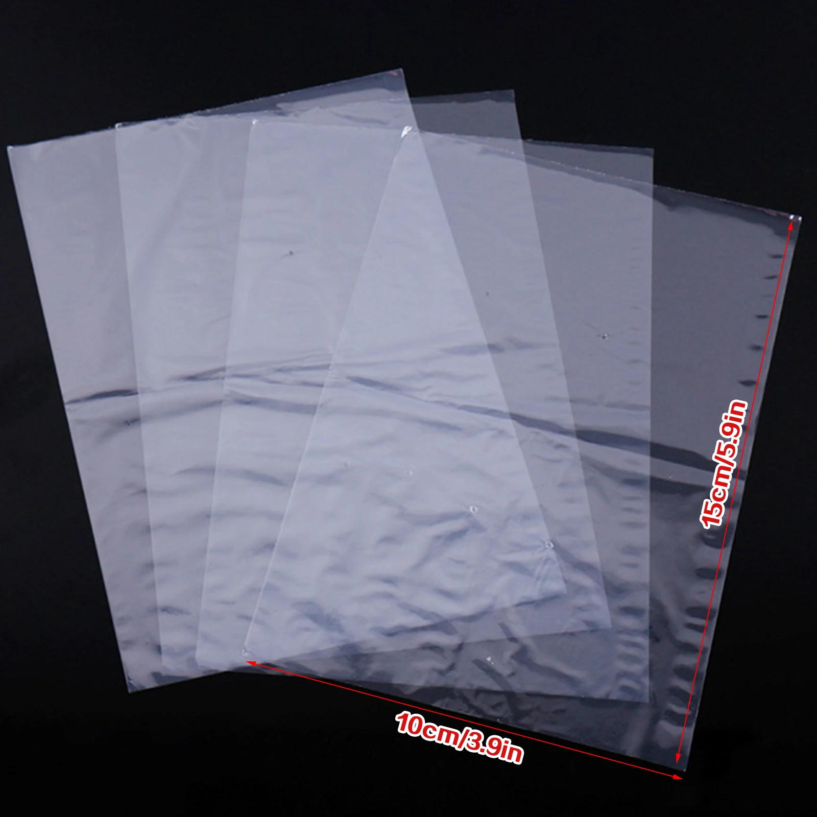 200X Shrink Wrap Bags Waterproof Heat Bag Soaps Bath Bombs DIY Crafts Seal Film 