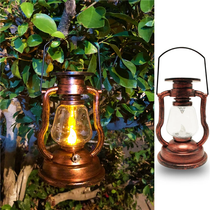 Miner's Oil Lamp Bronze Finish Lantern 10" Hanging Camp Light Nautical Decor New 