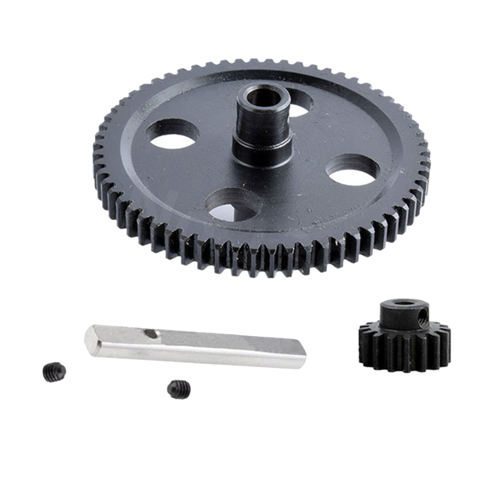 2 PCS 62T Main Gear & 17T Pinion Gear for WLtoys 12428-BC 1:12 Scale RC Car