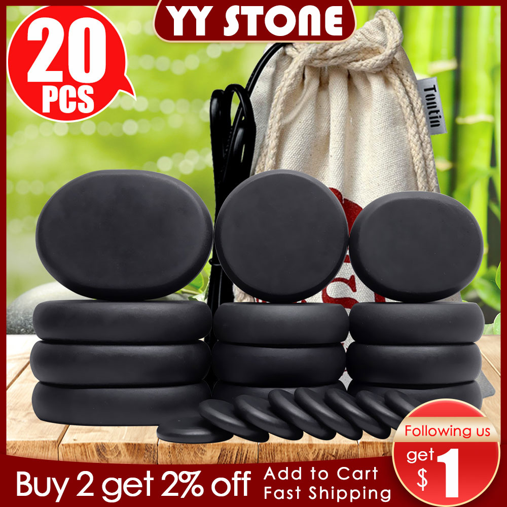 Best of Tontin Hot Stone Massage Set Heater Relieve Stress SPA Solan Health Care Lava Basalt Round Massage Tool Stones CE RoSH Reviews & Tips