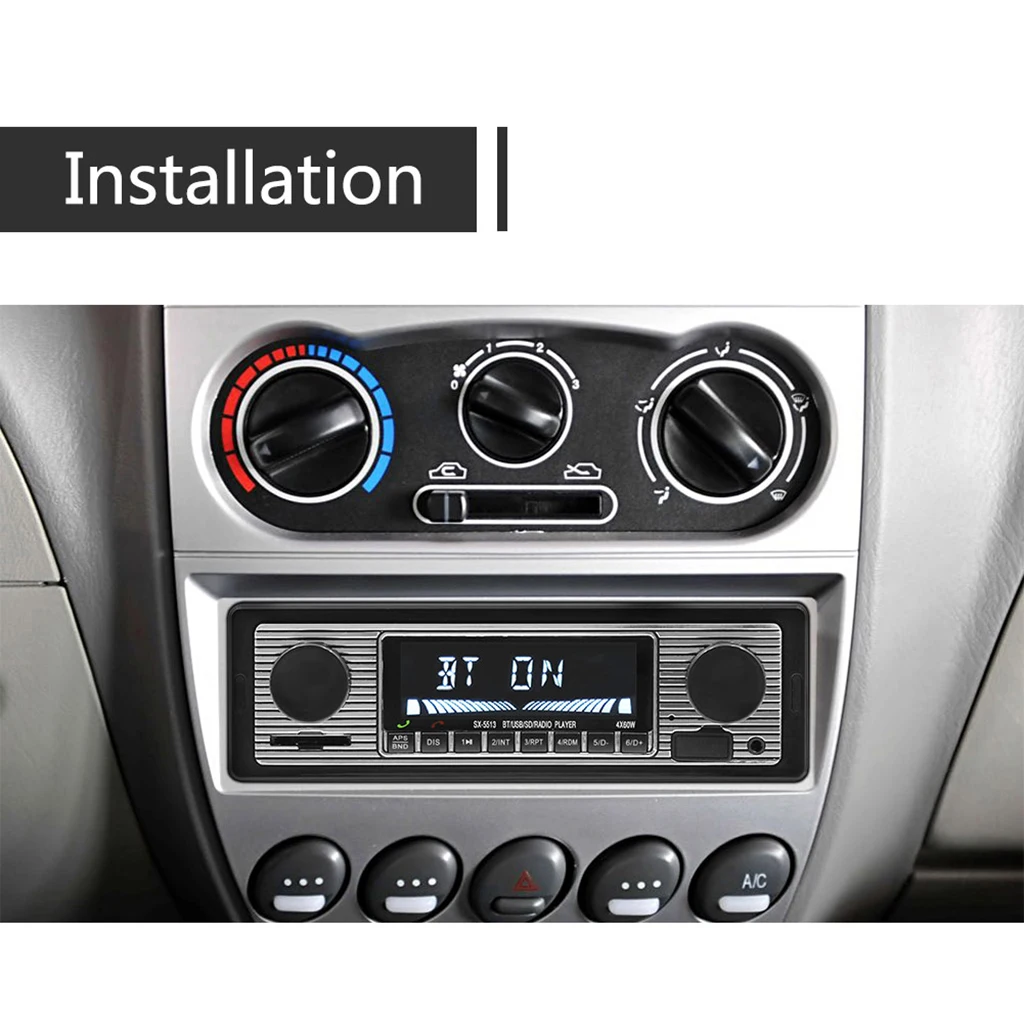 Car Bluetooth Card Reader \ u0026 Remote Control Digital Stereo FM Radio