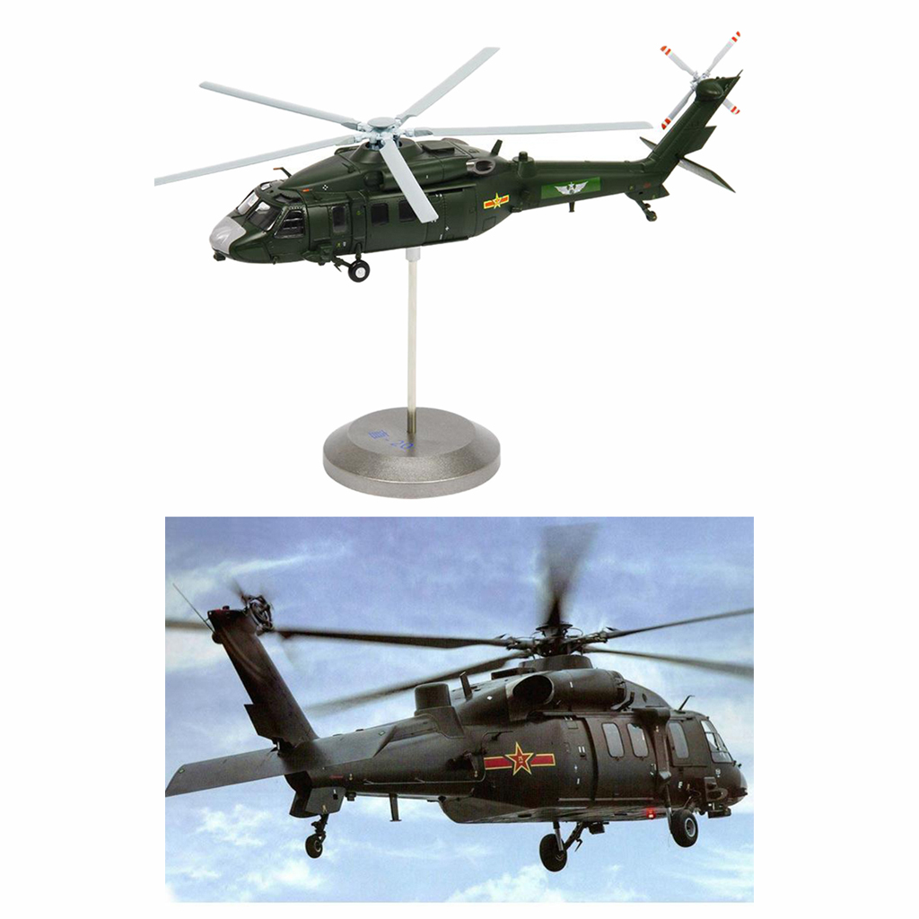 1:72 Scale Diecast China's 20 Armed Helicopter Model Aircraft Home Decor