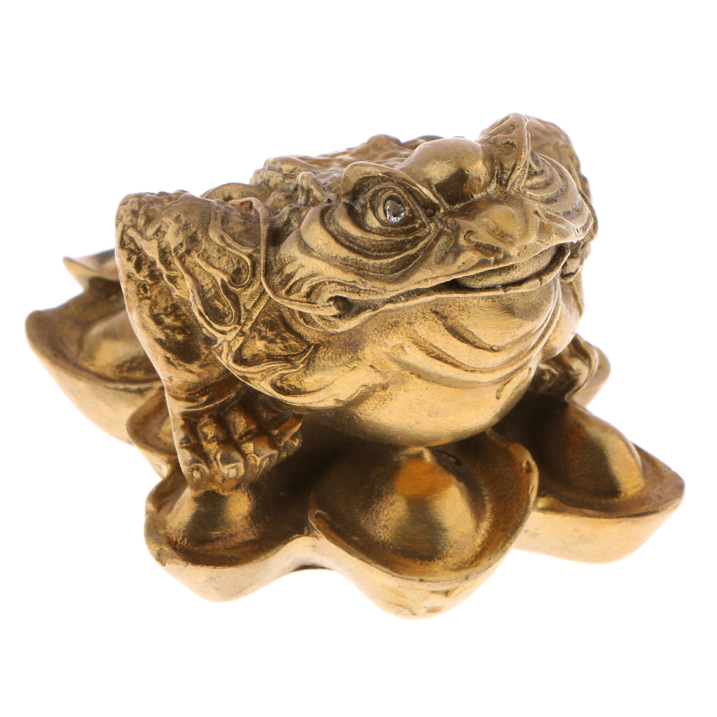 Feng Shui Money Lucky Fortune Wealth Chinese For Frog Toad Coin Home Shop Office Table Decoration