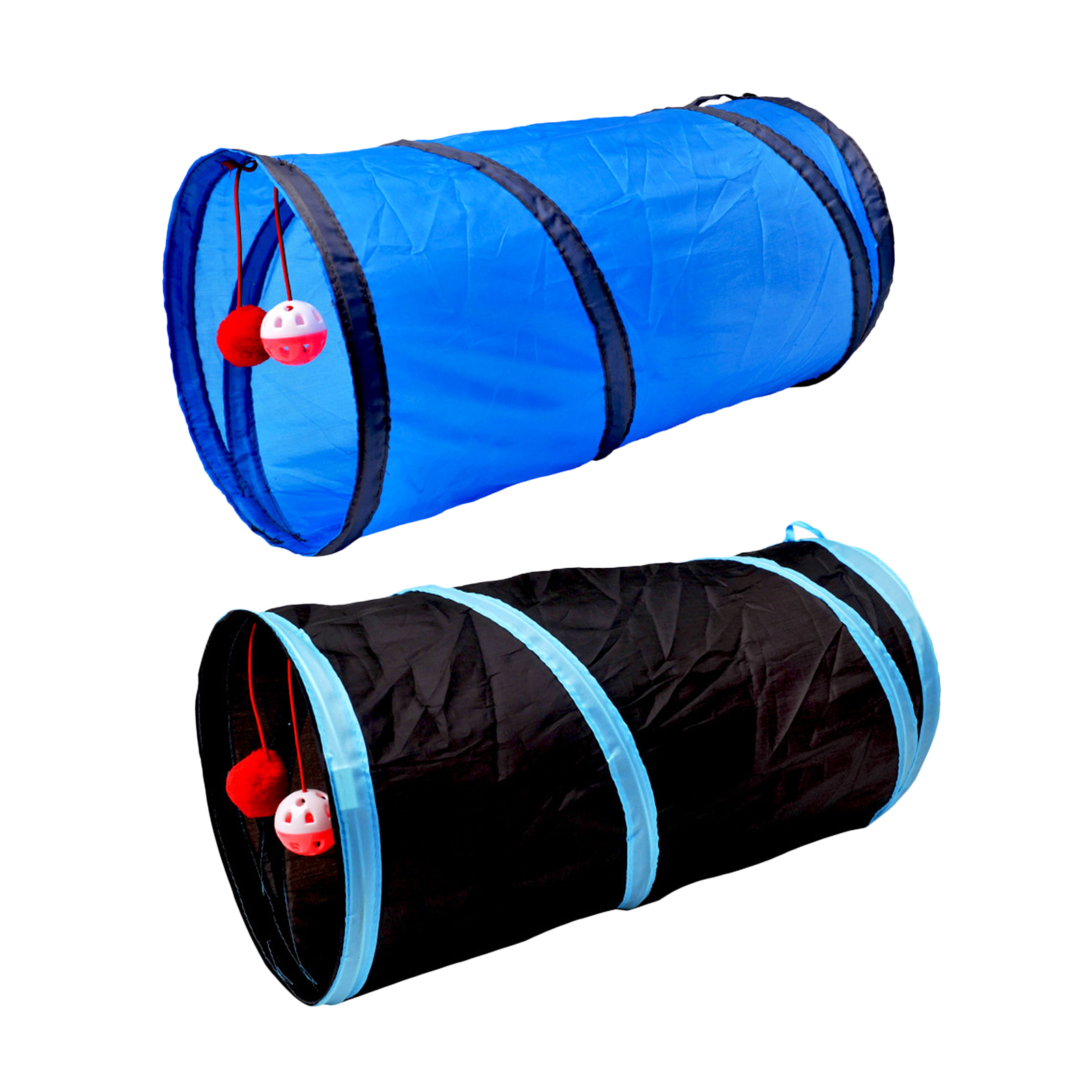 Cat Tunnel Toy Funny Pet Play Tubes Balls Collapsible Crinkle Kitten Toys Puppy Rabbit Play Dog Tunnel Tubes