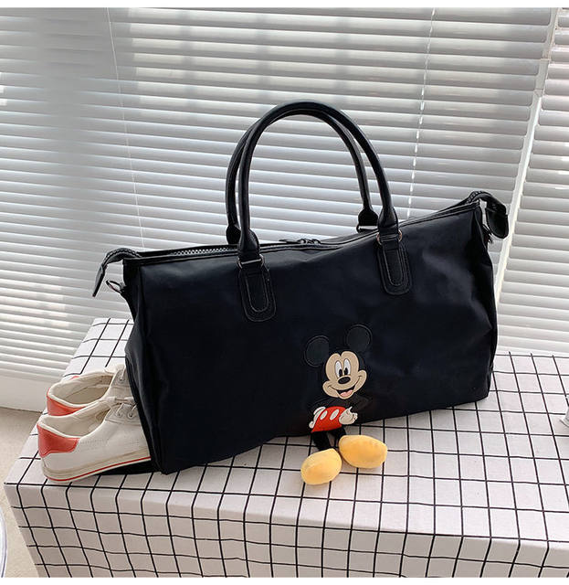 Disney Mickey Fashion Suitcase Travel Tote Bag Men's and Women's Luggage  Bag Large Capacity One-shoulder MessengerPU Bag _ - AliExpress Mobile