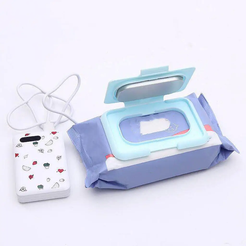 Electric Baby Wipe Warmer Thermal Warm Paper Warmer Baby Wet Wipes Dispenser Baby Wipes Warmer Heating Machine for Home Vehicle