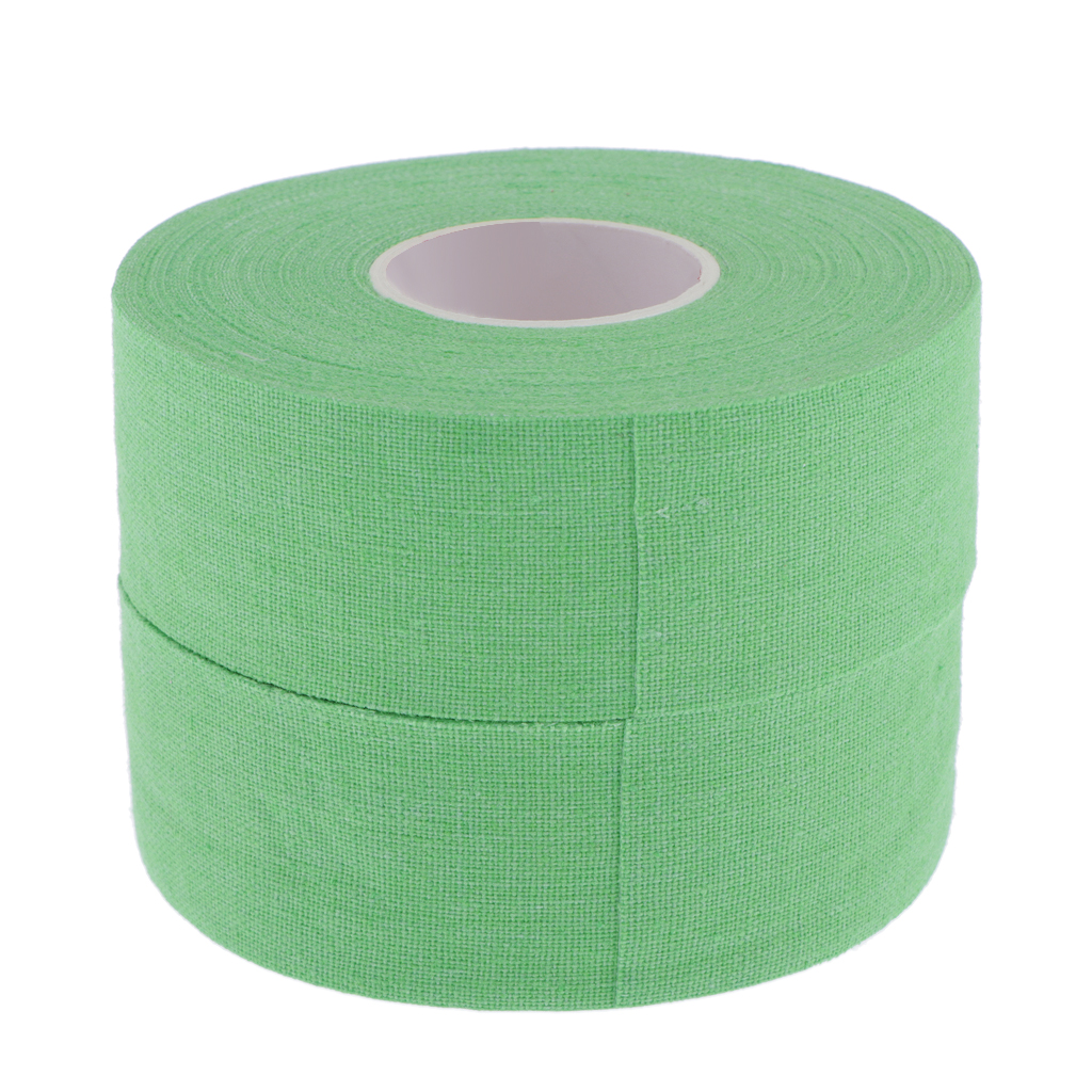 2 Rolls 2.5cmx1000cm Ice Hockey Stick Adhesive Grip Handle Tape Wearproof Skid Resistance Grip Badminton Golf Tennis Tape