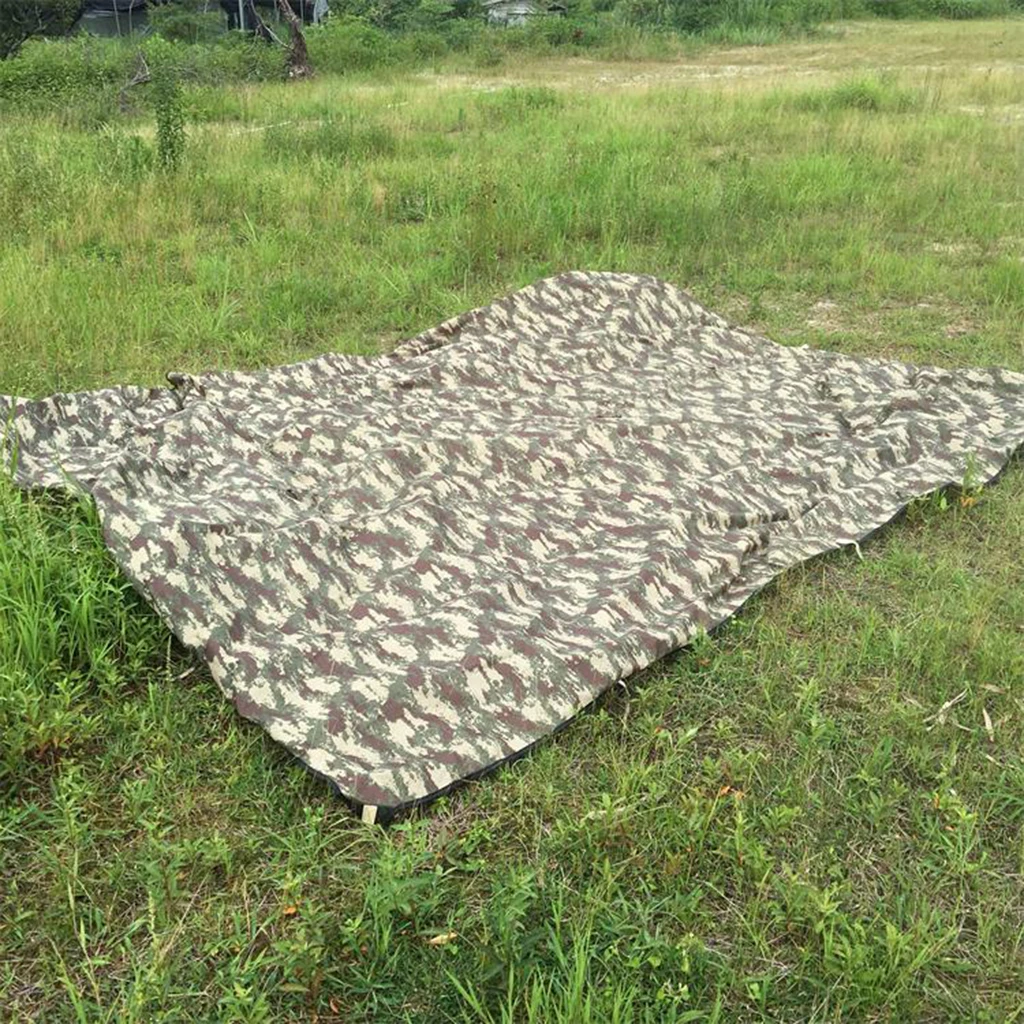 Sunnimix Camping Tent  Heavy Duty Waterproof Truck Camouflage Tarp with Grommets/UV Resistant/ Outdoor Tarpaulin Cover for Boat