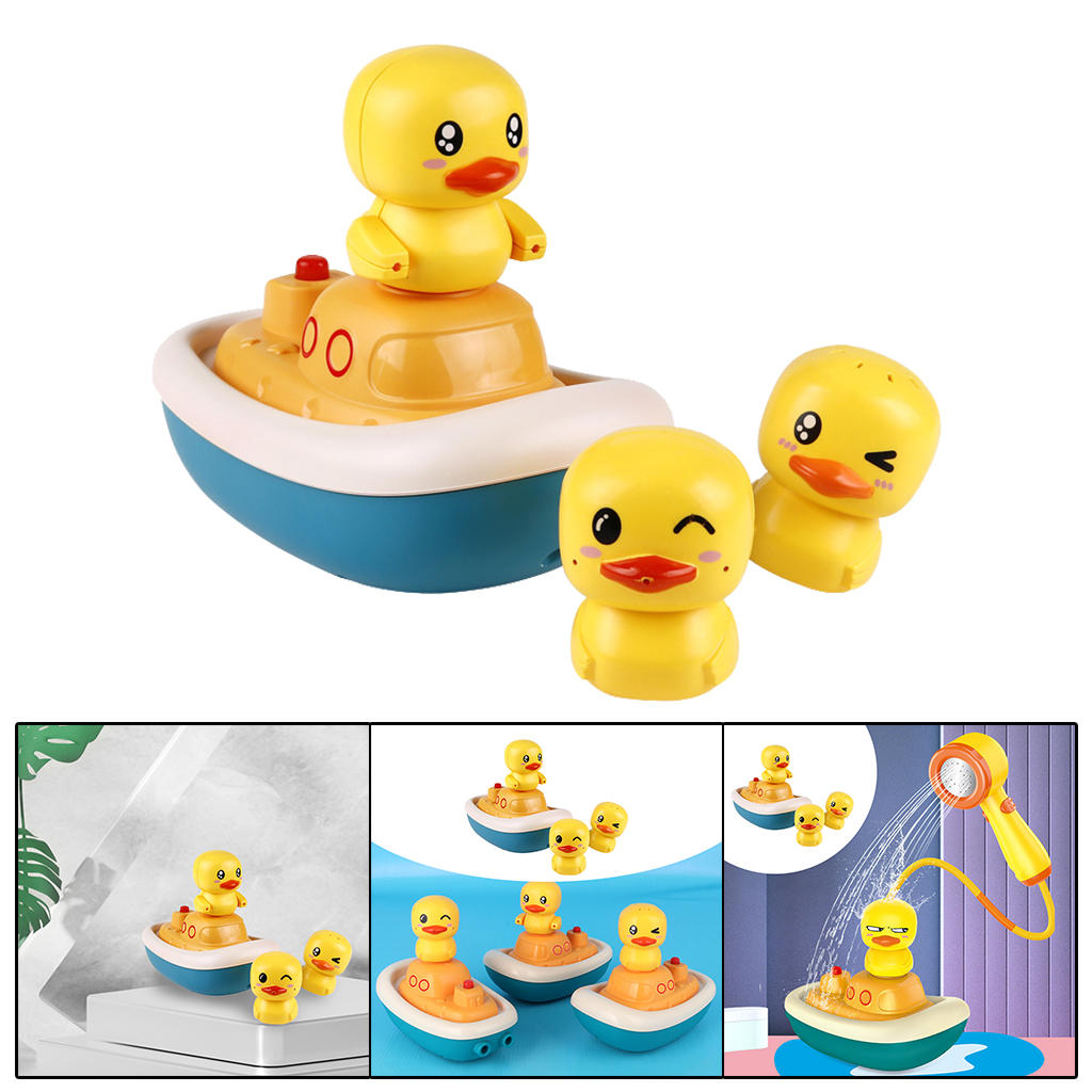Baby Cute Bath Toy Duck Baby Bathtub Water Pump Shower Toys Bathroom Birthday Gifts Toddlers