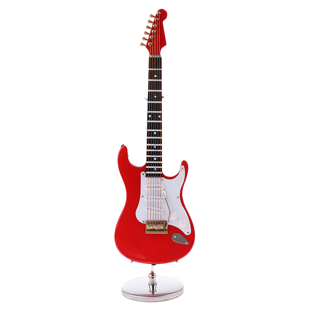 MagiDeal 1/6 Scale Wood Electric Guitar Model for 12 Inch Action Figure Accessory Kids Toys