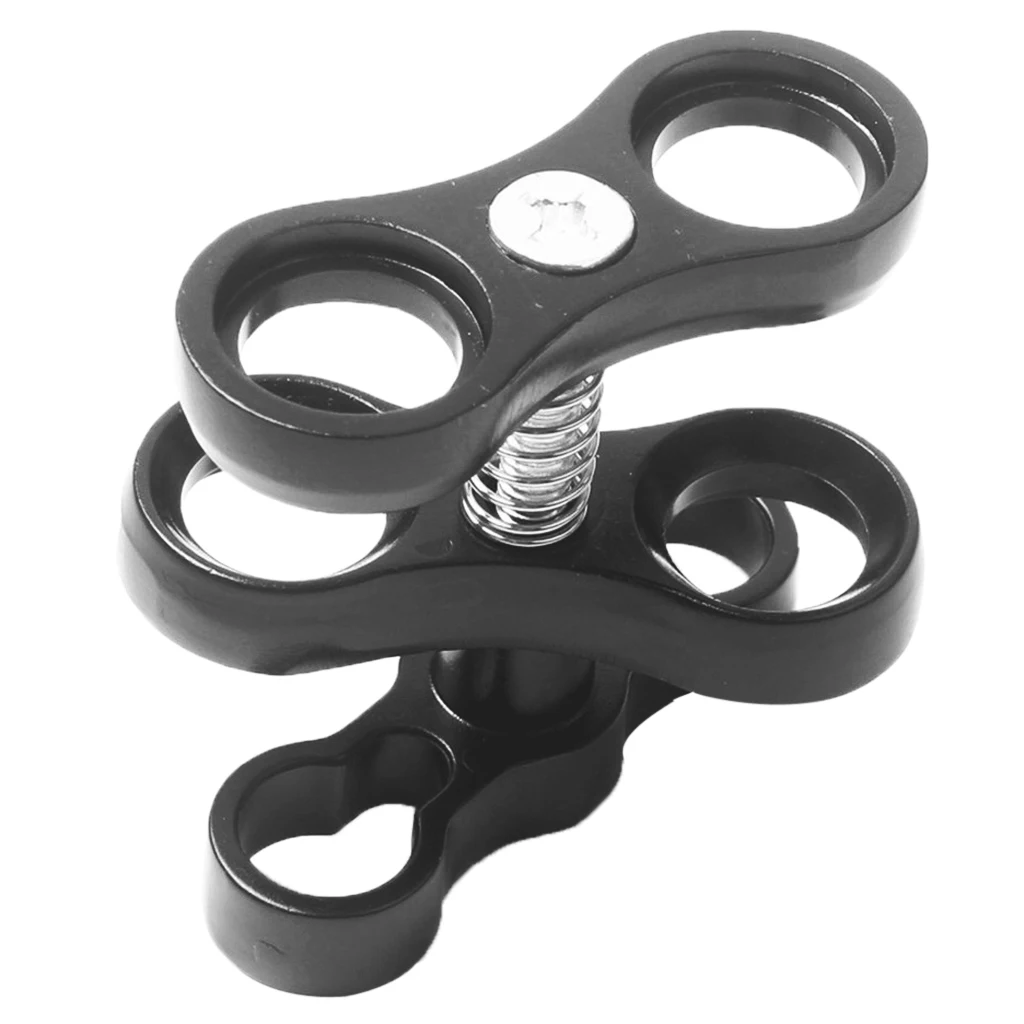 Scuba Light Butterfly Clamp Camera Flashlight Holder Joint Photographing