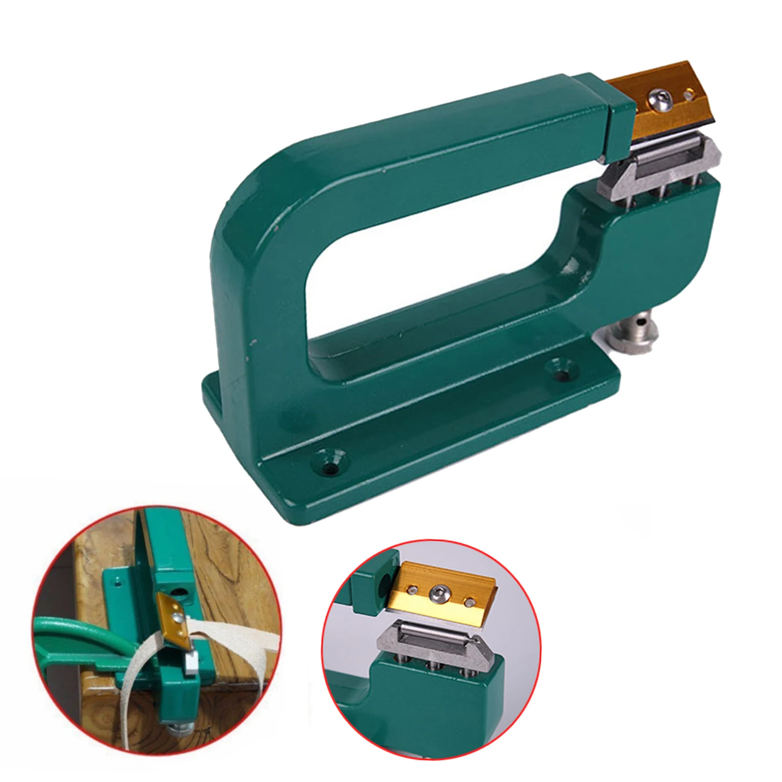 Aluminum Leather Splitter Tool Paring Device Leather Skiver Peeler Leather Tool Sewing Mechine DIY Leathercraft Cutting Tool