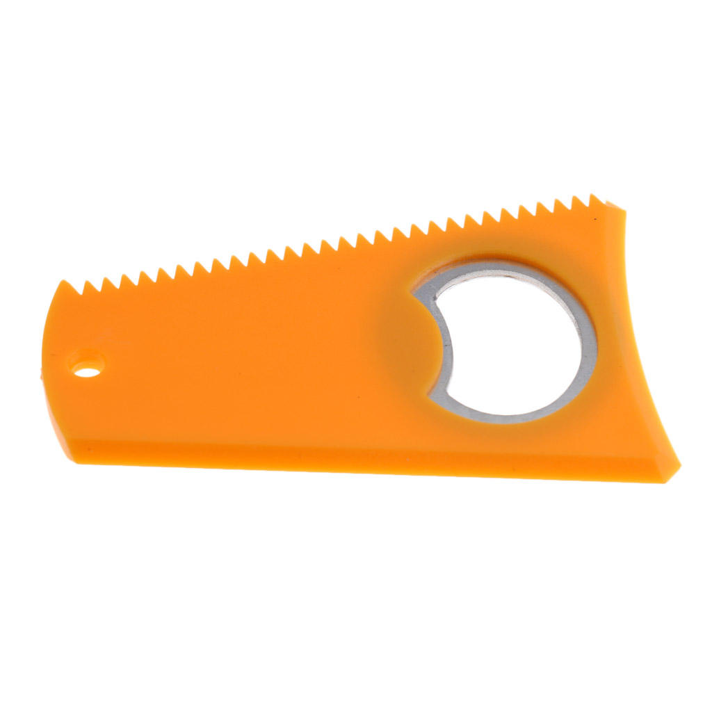Hot New 8cm Surfboard Wax Comb with Bottle Opener for Kite Wake Board Longboard Surf Board Wax Remover