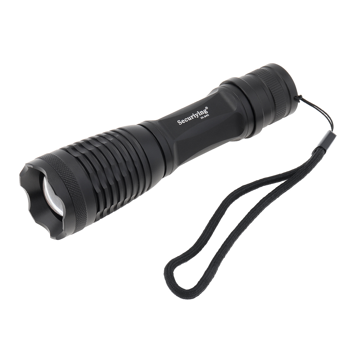 securitying ir lanterna zoomable foco infravermelho caça tocha luz visão noturna prova dwaterproof água lâmpada rifle