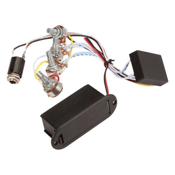 2-Band EQ Preamp Circuit For Active Bass Pickup Parts Accessories