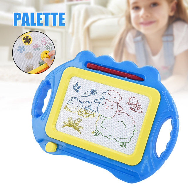 22*18cm Mini Magnetic Drawing Board with Pen Sketch Pad Doodle Writing  Tablet Children Baby Painting Toys Learning Whiteboard