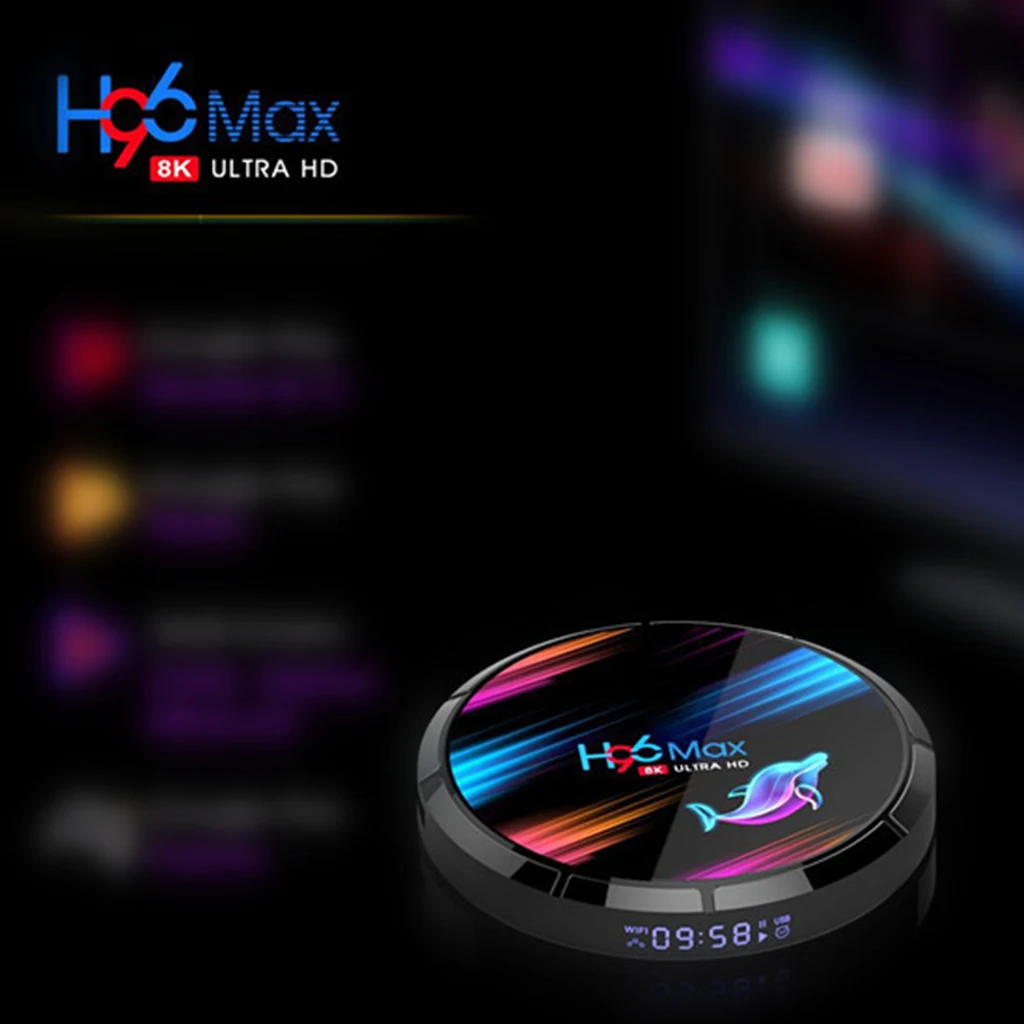 Smart H96 Max X3 Dual Wifi  2.1 A55 Box 4GB + 32GB EU Plug
