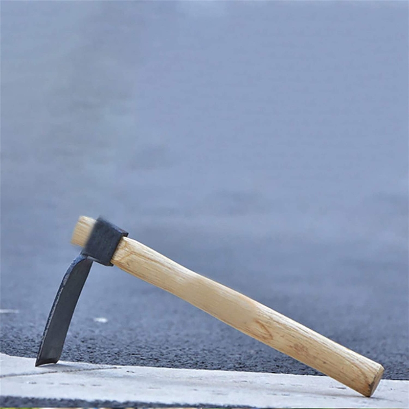 Description Picture 6 of itemK1KA Black 13.78inch Multifunctional Weeding Tool Hoe Tool Long Handle Pointed Cultivator Very Sharp Weeding Tool