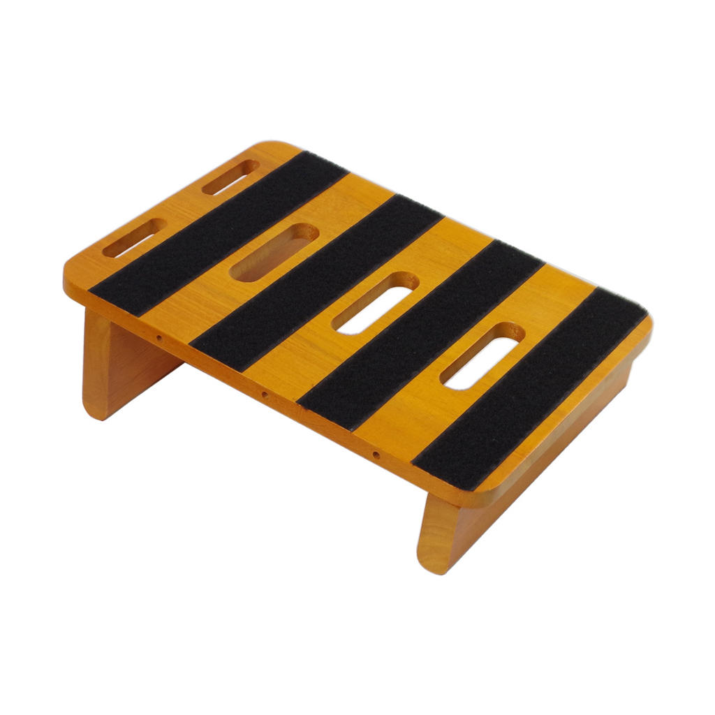 Solid Wood Guitar Effects Pedal Board Multi Effects Loop Pedal Anti-Slip with Cable Tie Pedalboard Hide Cable Guitar Accessory
