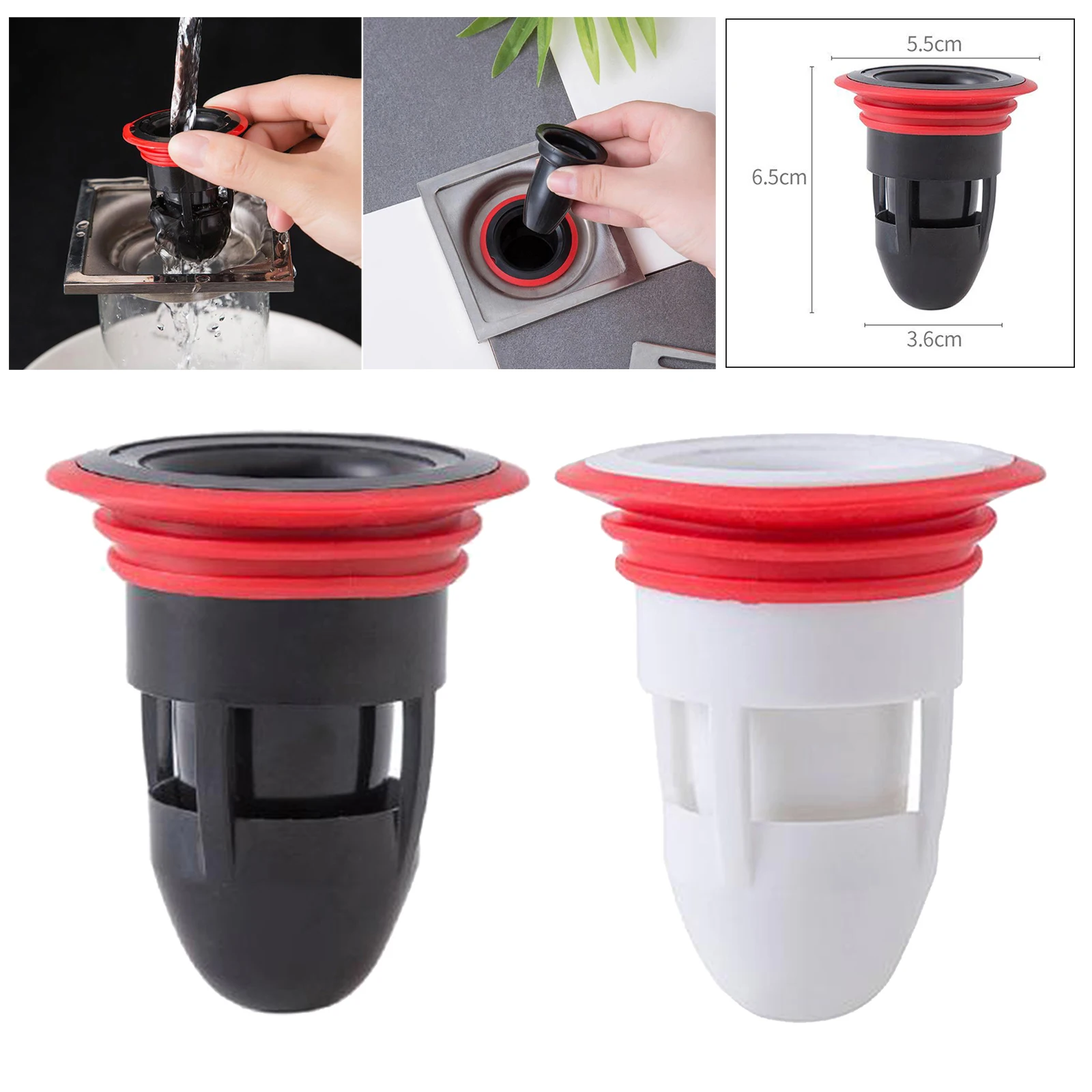 Toilet Deodorant Floor Drain Core Toilet Floor Drain Bathroom Inner Core Sewer Pest Control Silicone Anti-odor Artifact