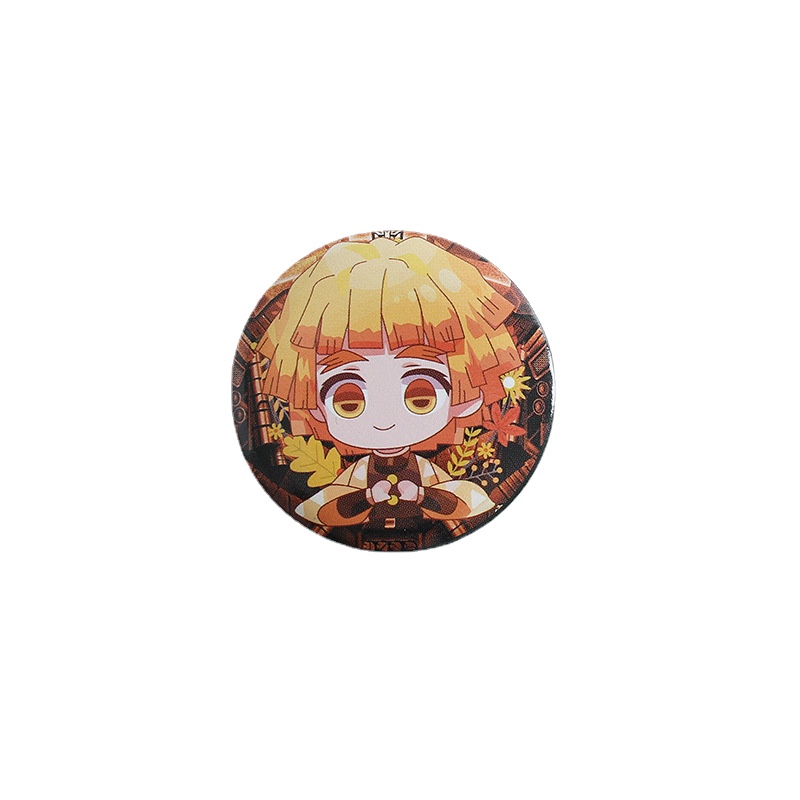 Anime Second element Q Version Badge Bar Butterfly Endure Tanjirou Fugang Yi Yong Shan Yi Yan Column Pendant Anime Peripheral