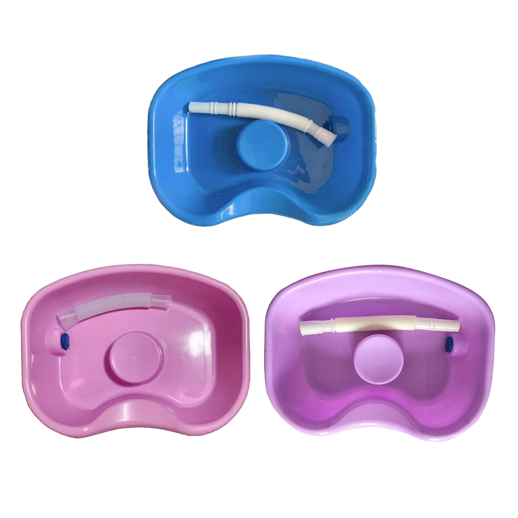 Easy Shampoo Basin Salon Hair Washing Tray with Drain Hose for Elderly Disabled