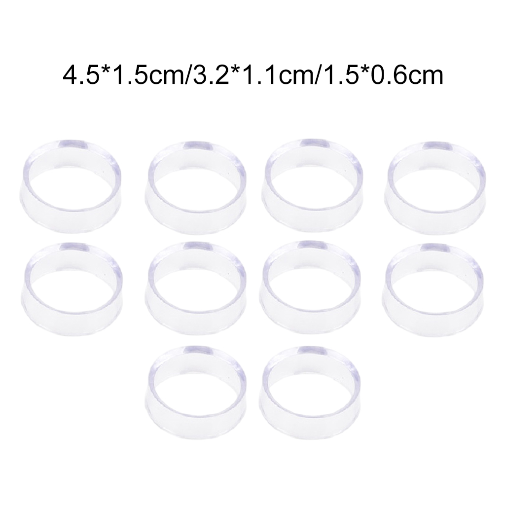 10 PCS Acrylic Clear Transparent Display Stand Sphere Holder Crystal Ball Quartz Glass Gems Base Pedestal Support