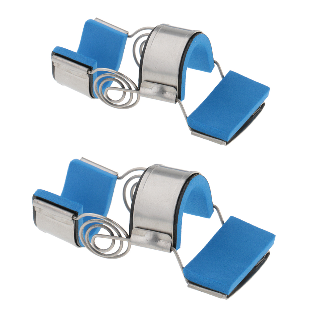 2pcs Padded  Finger Splint Support Brace For Straighten Curved Bent