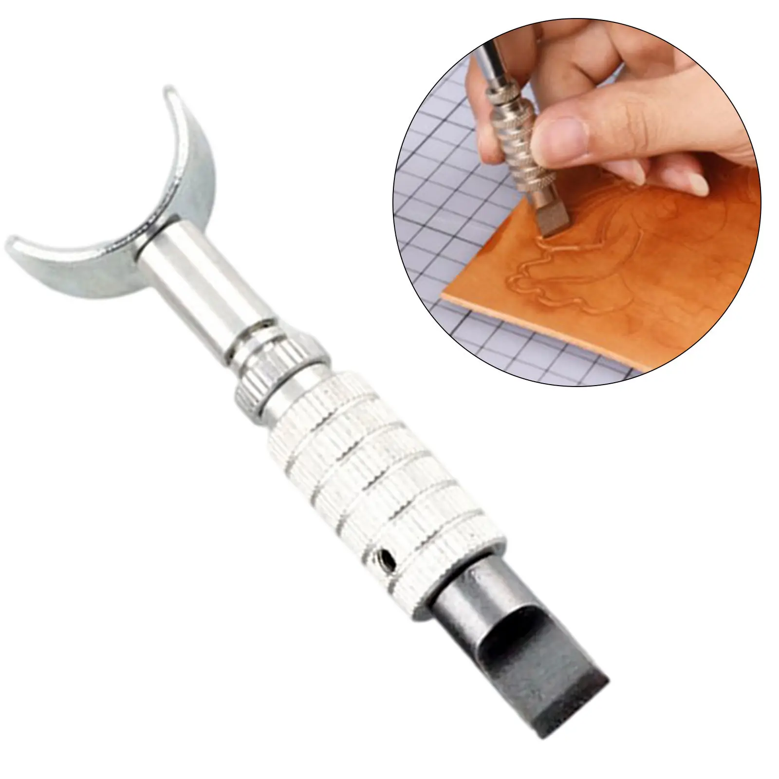 Professional Adjustable Swivel Knife DIY Handmade Leather Cutting Tool Rotating Carving Knife Handwork M2 Blade Cutter