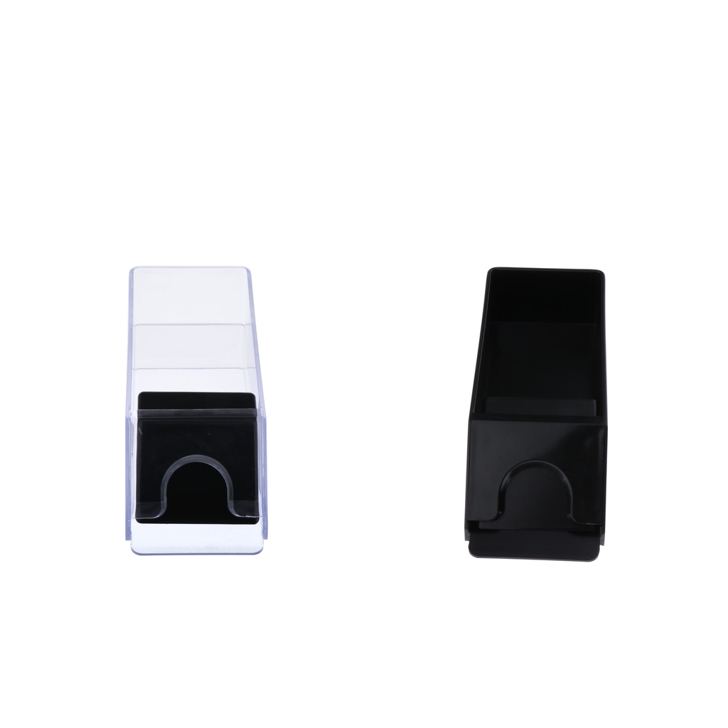 Plastic Blackjack Dealing Shoe Holds 1-4 Decks Casino Poker Dealer Playling Cards Game Table Games Accessories White/Black