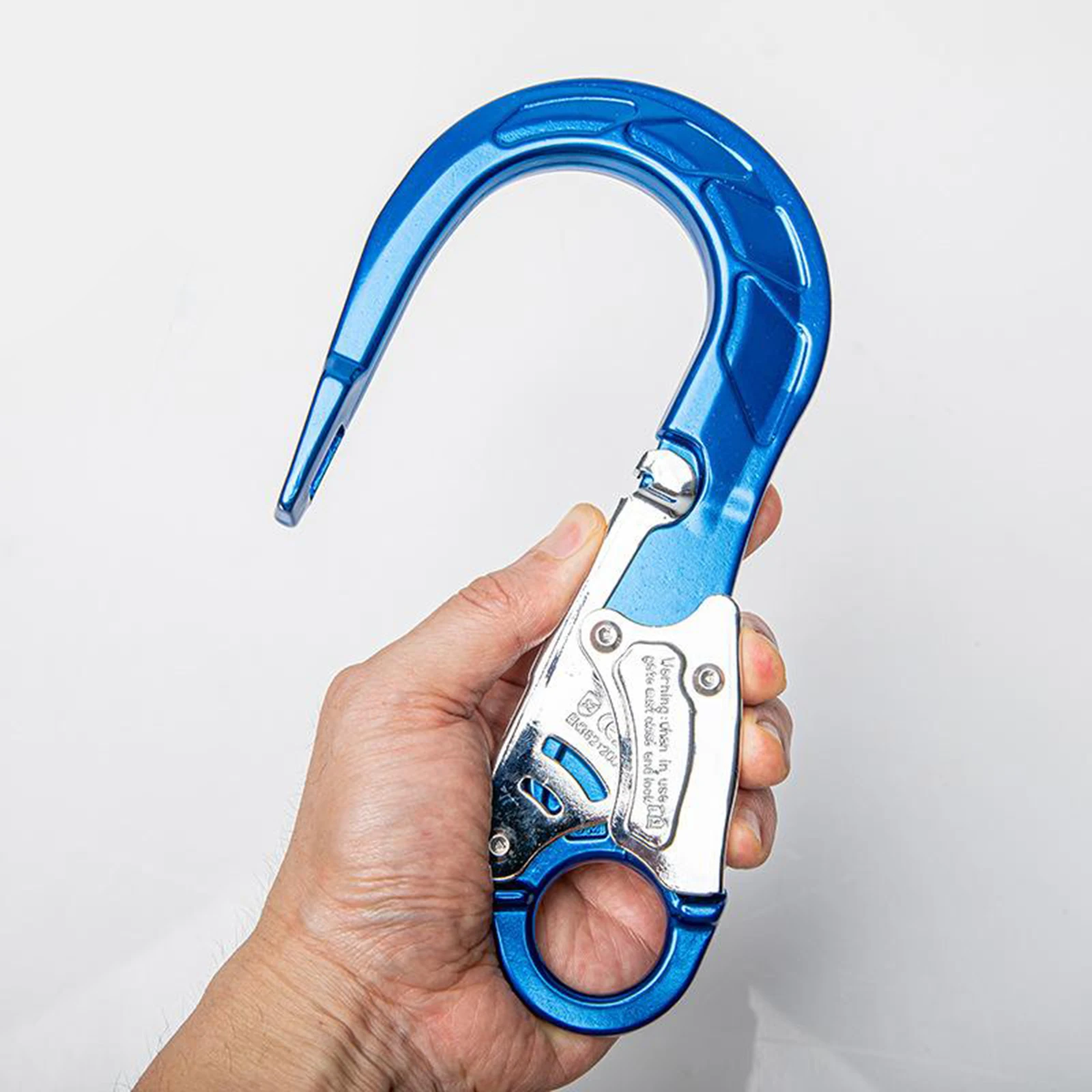 Heavy Duty Rock Tree Climbing Scaffold Spring Lock Snap Clip Fall Protection Hook 23KN Safety Lanyard Harness Outdoor Gear Acces